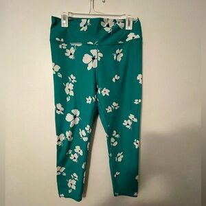 Floral Teal fabletics leggings